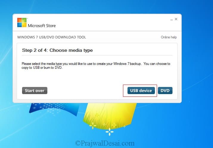 windows 7 usb dvd download tool